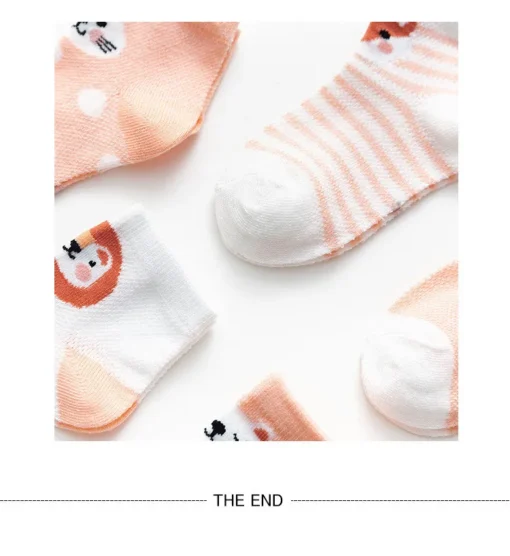 5er-Pack Atmungsaktive Baumwollsocken 0–24 Monate - Image 11