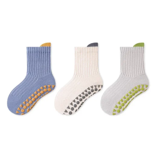 3er-Pack Rutschfeste Baby-Socken aus Baumwolle - Image 2