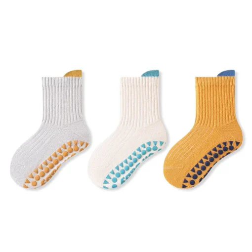 3er-Pack Rutschfeste Baby-Socken aus Baumwolle - Image 3