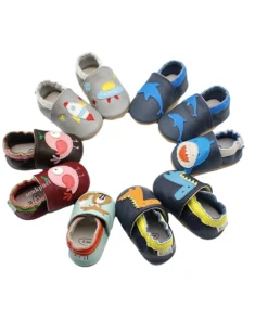 Baby Mokassins aus Weichem Echtleder