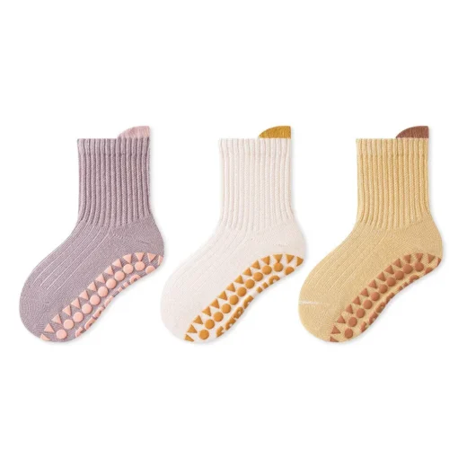 3er-Pack Rutschfeste Baby-Socken aus Baumwolle - Image 5