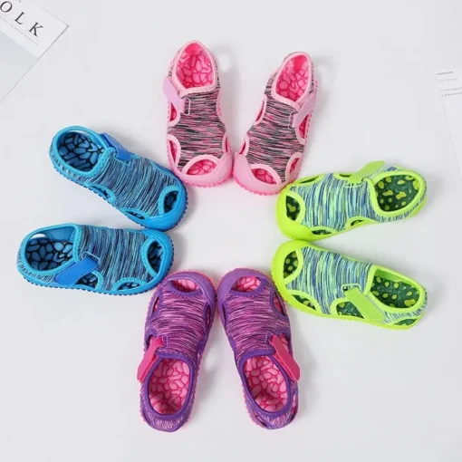 Atmungsaktive Sportsandalen mit Zehenkappe für Sommer - Image 2