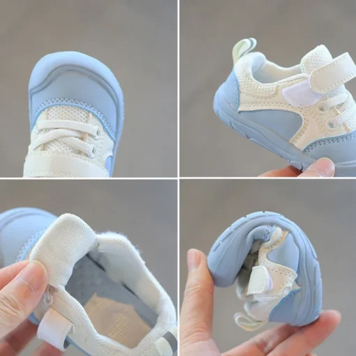 Atmungsaktive, Rutschfeste Sneakers mit Klettverschluss