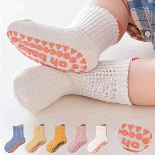 3er-Pack Rutschfeste Baby-Socken aus Baumwolle - Image 6
