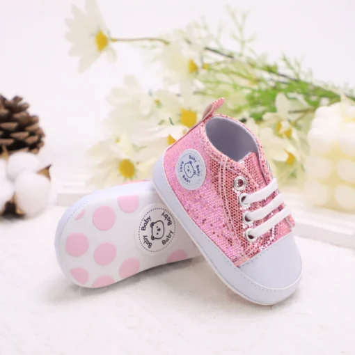 Trendy Glitzer-Sneaker für Babys