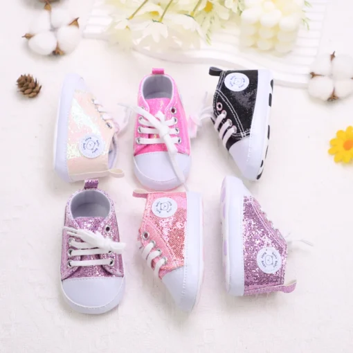Trendy Glitzer-Sneaker für Babys - Image 2