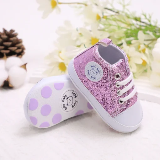 Trendy Glitzer-Sneaker für Babys - Image 6