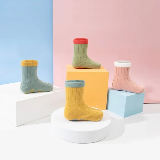 5er-Pack Anti-Rutsch Baby-Socken - Image 4