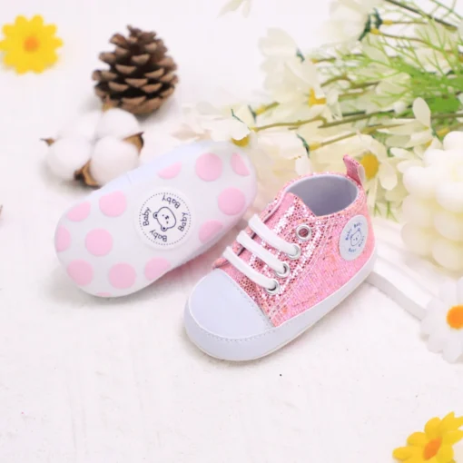 Trendy Glitzer-Sneaker für Babys - Image 3