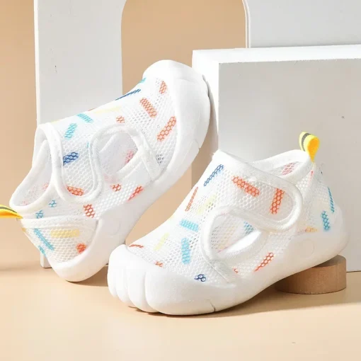 Atmungsaktive Kleinkind-Schuhe mit Klettverschluss & Anti-Rutsch-Sohle - Image 3