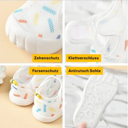 Atmungsaktive Kleinkind-Schuhe mit Klettverschluss & Anti-Rutsch-Sohle - Image 4