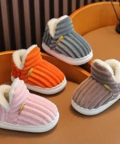 Kuschelige Kinder Hausschuhe – Flauschig, Warm & Rutschfest für den Winter