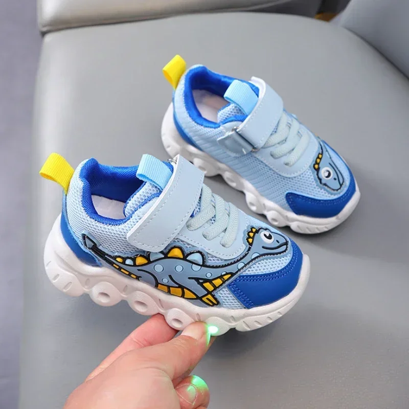 Kinder LED Sneaker mit Dinosaurier-Motiv - Image 3