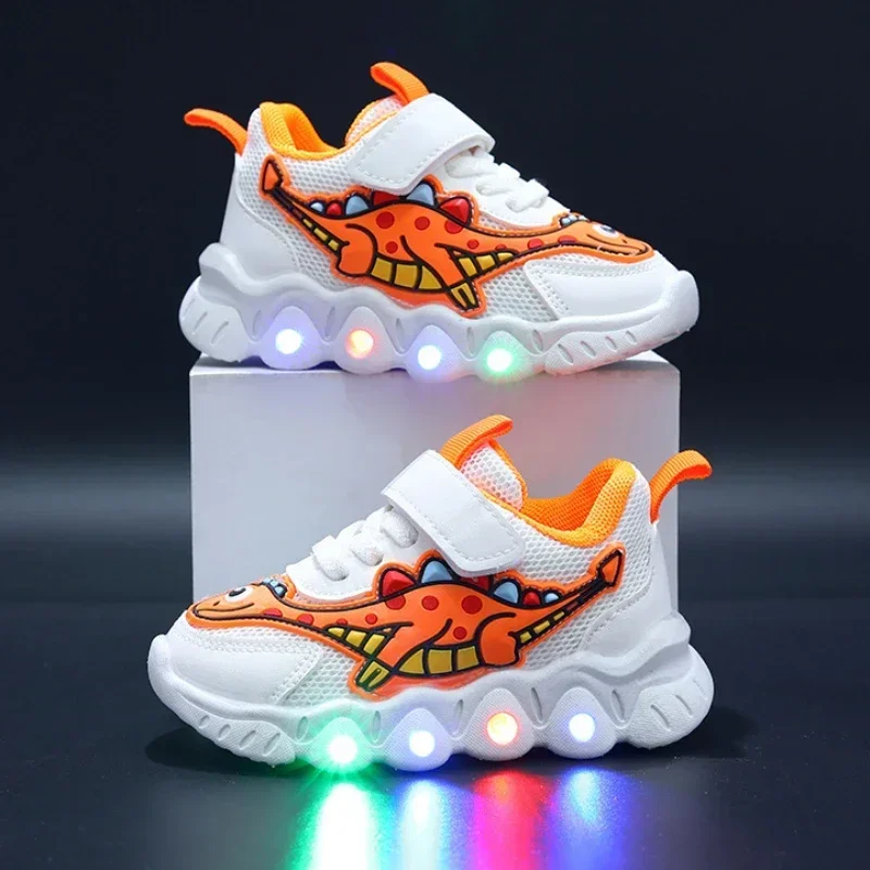 Kinder LED Sneaker mit Dinosaurier-Motiv - Image 6