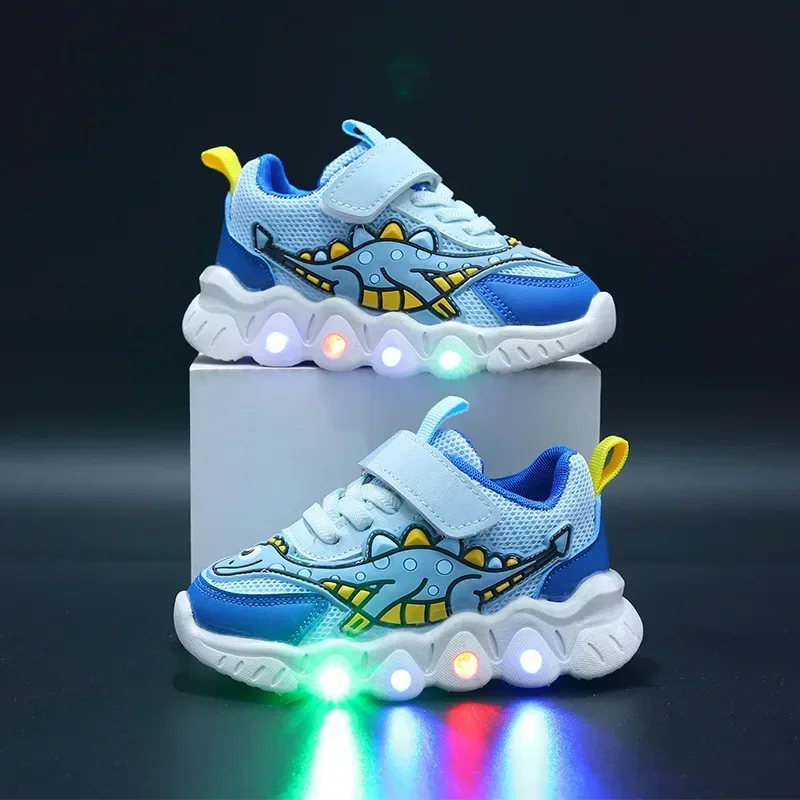 Kinder LED Sneaker mit Dinosaurier-Motiv - Image 7
