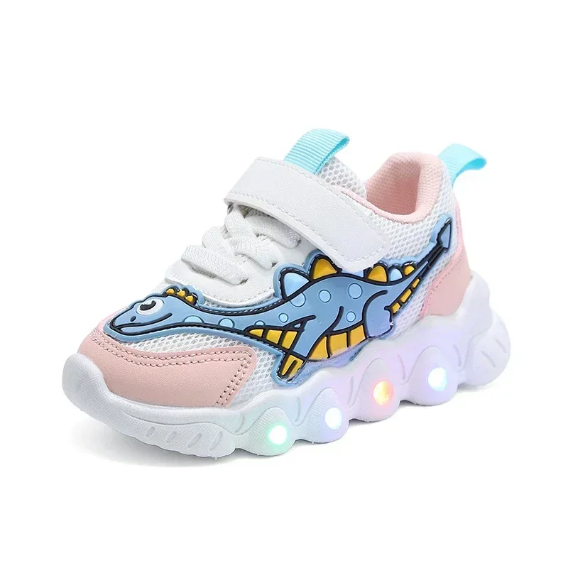 Kinder LED Sneaker mit Dinosaurier-Motiv - Image 5